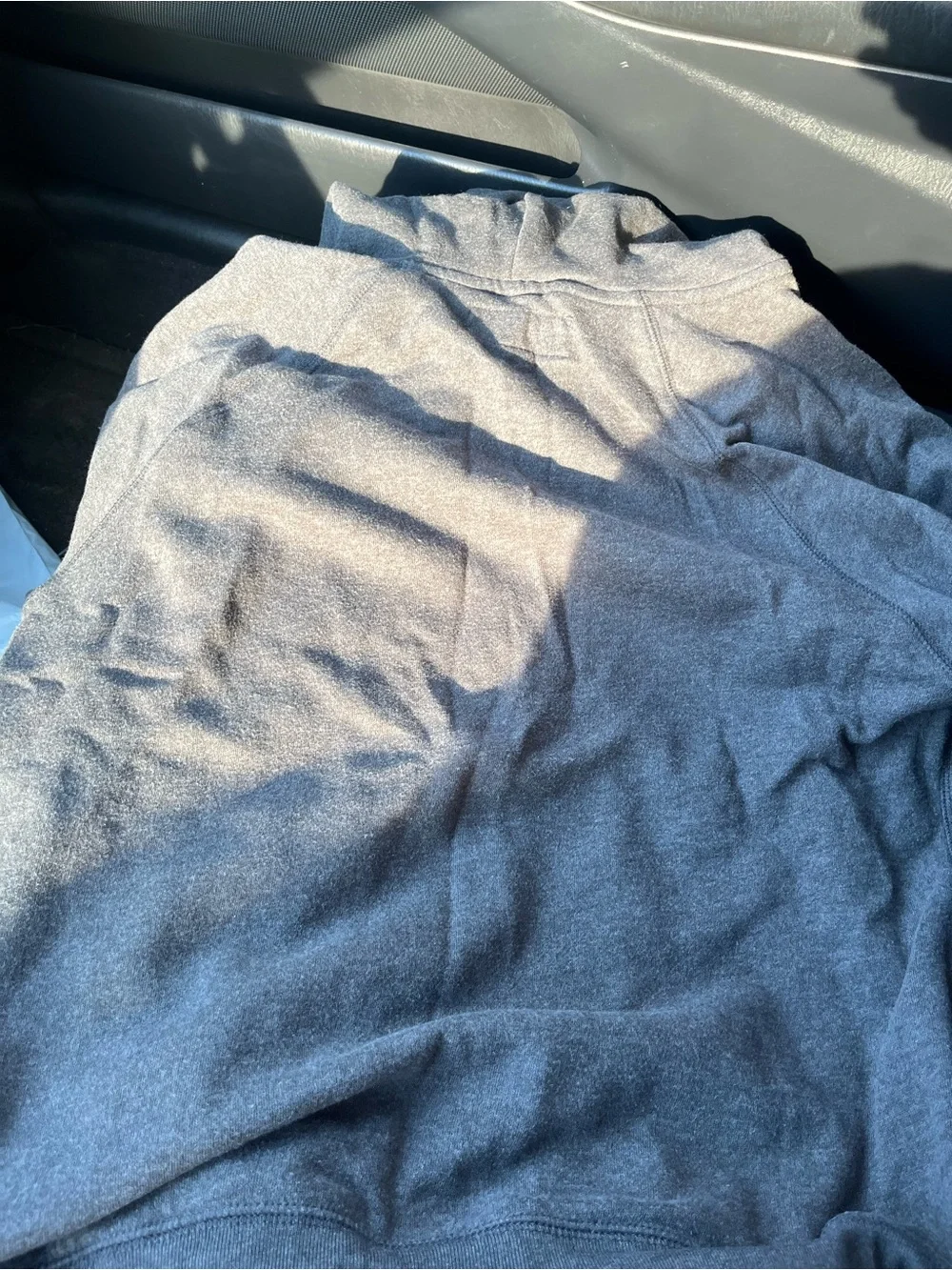 Aeropostale Charcoal Gray Zip-Up Hoodie with White '87 Applique